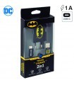 Cargador Universal Conector Tipo-C 1Amp Kit 2 En 1 Batman                  