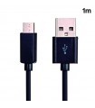 Cable Compatible Universal USB a Micro-USB Cool 1M Negro                   