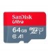 Tarjeta Micro SDXC 64GB Clase 10 Sandik SDSQARD-064G-GN6MA                 
