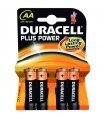 Pila Alcalina  LR06 Duracell Pack 4                                        