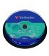 Verbatim Datalife CD-R 52x Bobina 10 Unidades                              