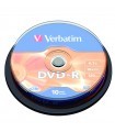 Verbatim Datalife DVD-R 16x 4.7 Bobina 10 Unidades                         