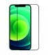 Protector Pantalla Cristal Templado iPhone 12 / 12 Pro 3D Negro            