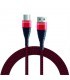 Cable Compatible Universal USB a TIPO-C Armor 1M Rojo                      