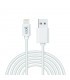 Cable USB Compatible IPhone Lightning 3M Blanco                            