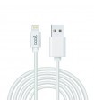 Cable USB Compatible IPhone Lightning 3M Blanco                            
