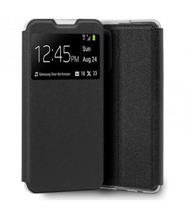 Funda Flip Cover Samsung A525 Galaxy A52 Liso Negro                        